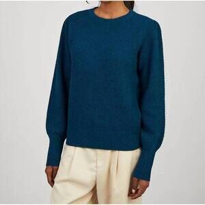 NEW COCOA CASHMERE gemma sweater in blue